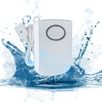Mini Brezžična Prepuščanje Vode Alarm Detektor Senzorja Z 130dB Alarm Vode Detektor Alarm za Uporabo v Besements ali Drugih Vlažnih prostorih