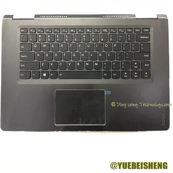 YUEBEISHENG Novo za LENOVO YOGA 710-15 podpori za dlani NAS tipkovnico Zgornjem primeru zajema Touchpad, Temno rjava