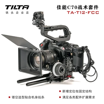 Instock TILTA TA-T12-FCC-B za CANON C70 fotoaparat ploščad Fotoaparat celotno Kletko Telo Surround Taktično bo Ustrezala lahka Teža Anti Scratch