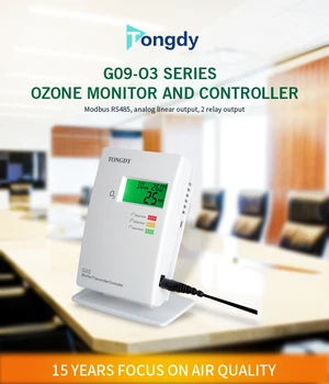 Vroče prodaje G09-O3 ozon krmilnik 24VAC/VDC 0~5000ppb RS485 Modbus dejavnik kakovosti zraka monitor/dejavnik plinski analizator