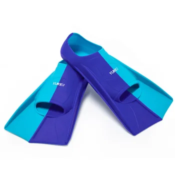 Silikonski Plavuti Dvojno Barvo Plavutke Za Plavanje Za Odrasle In Otroke, Potapljanje Potapljaška Oprema Raca Pe Čevlji