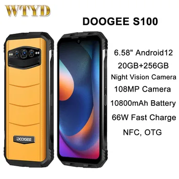 DOOGEE S100 Krepak Telefon 108MP Fotoaparat Night Vision 20 GB+256GB 6.58