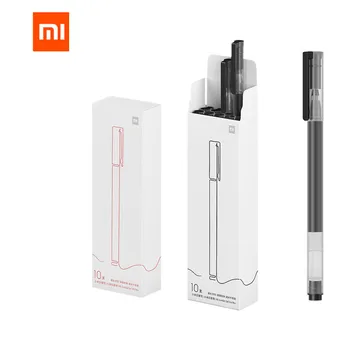 Original Xiaomi Mijia prijavite Pero 0,5 mm MI Kaco Kemični svinčnik Jedro Trajne Podpis Pero Ponovno Black japen Črnilo 10pc/set