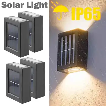 1/8/10PCS LED Solar Wall Lučka na Prostem Nepremočljiva Gor in Dol Osvetlitev Vrta Dekoracijo Sončne Luči, Stopnice, Ograje Sončni svetlobi Žarnice