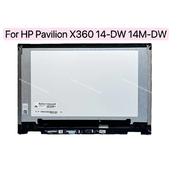Za HP Paviljon X360 14-DW Serija 14 DW 14M-DW LCD-Zaslonu Zaslon na Dotik Računalnike Ploščo Skupščine Zamenjava