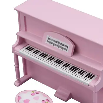 Miniature za Klavir Model s Stola Lesene Lutke Glasbeni Instrument Desk Okraski