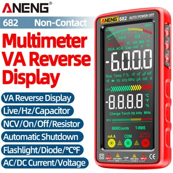 ANENG Smart Multimeter 6000 Šteje AC/DC Ampermeter Tester Napetosti za Polnjenje Ohm Diode NKV Živo Nič Ogenj Digitalni Multimeter