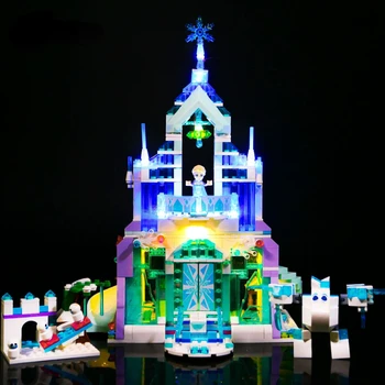 Led Svetloba Nastavite za Lego 41148 Prijatelj Sneg Svetu Združljiv Elsa je Čarobni Ledena Palača Grad gradnikov (Samo Luči)