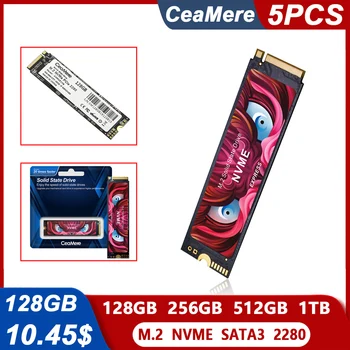 5PCS P02 M. 2 Pcie 128GB 256GB 512GB 1TB ssd m.2 2280 SSD Solid State Drive Trdi Disk Za prenosnik namizni NVMe