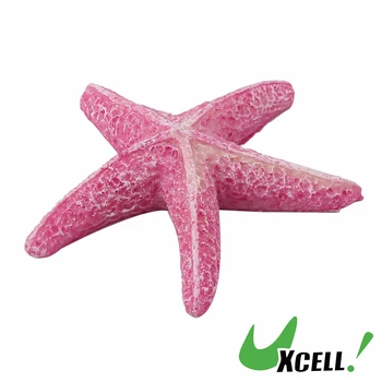 UXCELL Akvarij Umetno Zvezda Roza Emulational Koralni Fish Tank Polyresin Zvezda Dekoracijo Sea Star Obliko Ornament
