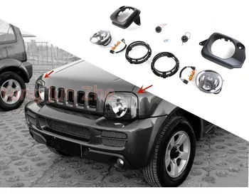 Za Suzuki Jimny 2007-2011 sprednji LED-žarometi ABS smerniki okvir avto spremembe prednji smerniki okrasni dodatki
