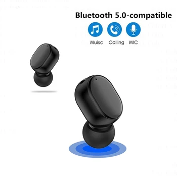 Mini Brezžična Bluetooth Slušalke Macaron V uho Športne Slušalke Slušalke Slušalke z Mikrofonom Čepkov Stereo Slušalke Za Xiaomi