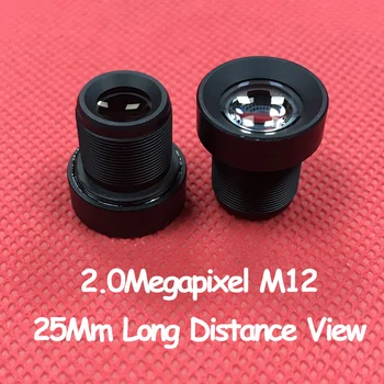 1080P M12 Omejeno 1/3 Palca 25 mm Cctv Objektiv F2.0 Zaslonke Dolge goriščne razdalje Za Imx307 2Mp 5Mp Ahd Cam Ip Kamera za Video Nadzor,