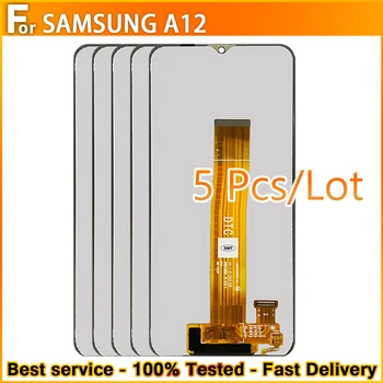 5PCS/Original Za Samsung Galaxy A12 A125F SM-A125F A125 LCD-Zaslon na Dotik LCD zaslon Za Samsung A12 BREZ Okvirja/Z Okvirjem