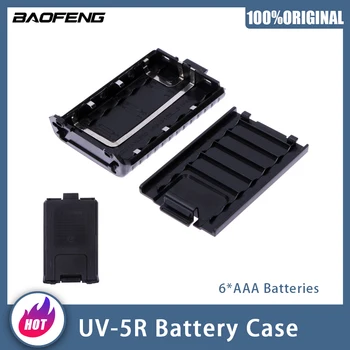 BAOFENG UV-5R Baterije Primeru powershell za Walkie Talkie UV5R UV-5RA UV-5RE BF-F8HP BF-F8+ dvosmerne Radijske Potrebe, 6*AAA Baterije