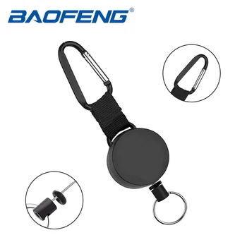 Baofeng Roke Mikrofon Zložljive Povodec Verige Zložljive Povodec Verige za Baofeng UV5R Walkie Talkie