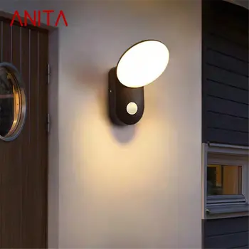 ANITA Sodobne Preprosta Stenska Svetilka LED Nepremočljiva Letnik Sconces Svetlobo na Prostem, Doma, Balkon, Hodnik, Dvorišče Dekor