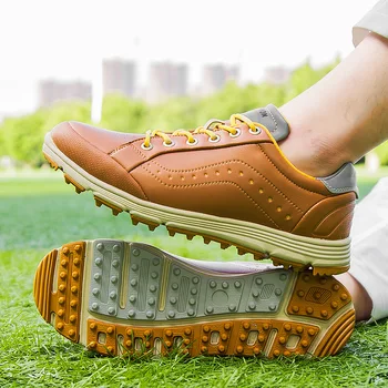 골프웨어 남성 Nov Slog Spikeless Golf Čevlji za Moške Prevelikimi Čevlji za Golf