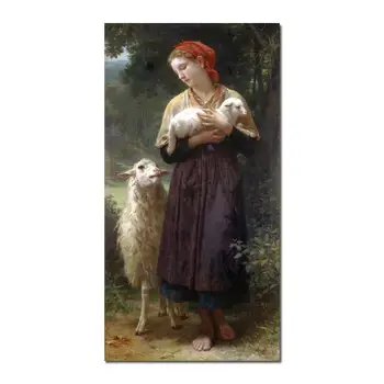 V Shepherdess William Adolpha Bouguereau slike Za prodajo Doma Dekor Ročno poslikane Visoke kakovosti