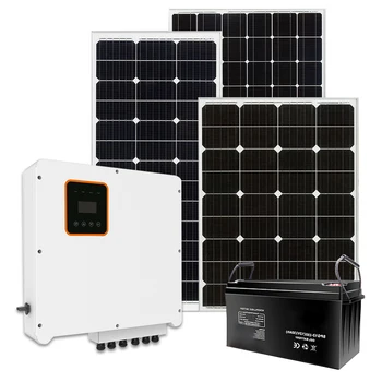 Sončni Kolektorji Sistem za 10,4 KW, Pure Sine Wave Onduleur Solis Hibridni Inverter Inversor