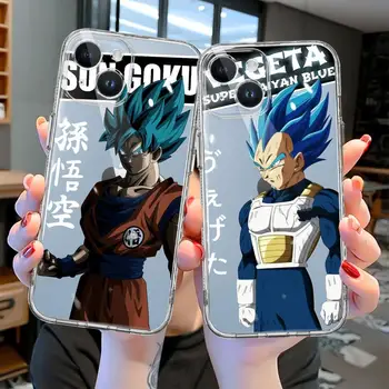 Moda Kritje velja Za iPhone XR 11 13 14 Pro Max 12 XS Mini X 12mini 13mini Japonske Anime Dragon Ball Goku Coque Mehke Silikonske