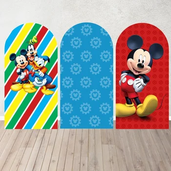 Michey Mouse Club House Chiara Obokan Kritje Baby Tuš Rojstni Dekoracijo Disney Risanke Ozadje Tiskane Tkanine