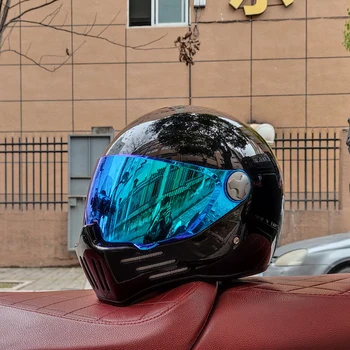 Motorno kolo, Poln Obraz Čelade Moški križarjenje Ghost Rider, osebnost Lobanje Štirje letni Časi lahki tip električni skuter