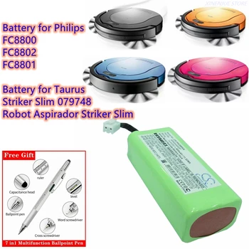 Sesalnik Baterija 14,4 V/800mAh NR49AA800P za Taurus Robot Aspirador Napadalec Slim 079748,za Philips FC8800, FC8801, FC8802