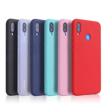 Candy barve primeru Telefon Za Huawei P smart 2019 Y5 Y6 Y7 In8 Y9 Prime P smart Plus 2018 Psmart Z 2019 Silikonski Mehko Primere,