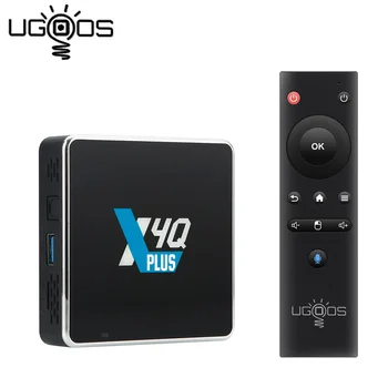 UGOOS X4Q PRO 4GB 32GB X4Q PLUS 4 GB, 64 GB Amlogic S905X4 Android 11 Smart TV Box BT5.0 1000M LAN Set Top Box 4K Media Player