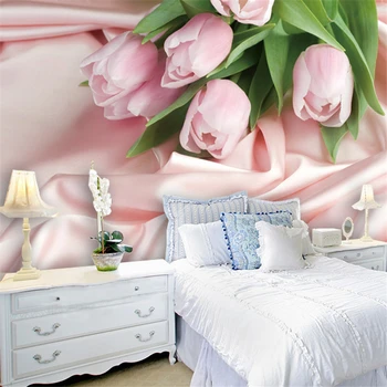 beibehang de papel parede Zveze soba zidana zidana ozadje velika zidana Ozadje Namizja, dnevna soba romantično tulipanov