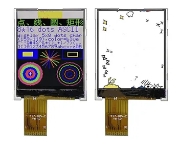 1.77 palčni 10PIN/12PIN 262K SPI TFT LCD Barvnim Zaslonom (Svet/Ne Board) ST7735S Pogon IC 128(RGB)*160