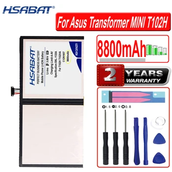 HSABAT 8800mAh C12N1607 Visoka Zmogljivost Baterija za Asus Transformer MINI T102H T102HA T103HAF T103HA T103H