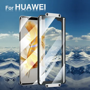 Za Huawei P60 Umetnosti Screen Protector Stekla P50 P40 P30 Pro Plus eksplozijam Zaščitna s Namestite Komplet