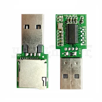 AU6438 USB Card Reader EMMC-ISP Gorenja Programer za Avtomobilsko Navigacijo TV Mobilni Telefon Data Recovery EMMC internetnih storitev (ISP)
