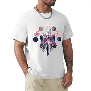 Vocaloid Miku T-Shirt plain Majica s kratkimi rokavi za fanta srčkan vrhovi moških grafični t srajce