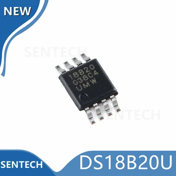 10Pcs/Veliko Novo Izvirno DS18B20U SOP-8（18B20）senzor Temperature