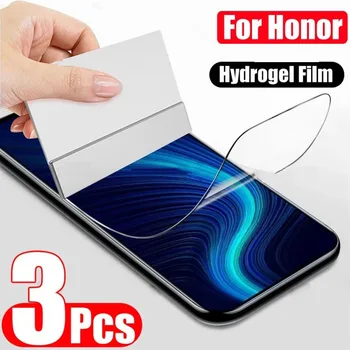 3PCS Hydrogel Film Za Huawei Honor 20 30 10 Lite 20E Screen Protector Za Čast 20 V30 Pro V20 V10 Ogled 30 20 30i 20i 10i Film