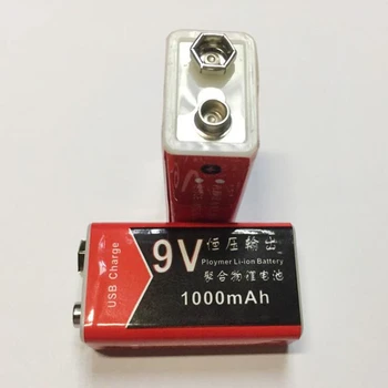 GTF 9V USB, Li-polimer Baterija za ponovno Polnjenje 1000mAh USB litijeva baterija za Mikrofon Igrače, Daljinsko upravljanje padec ladijskega prometa