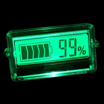 Litijeve baterije indikator napajanja digitalni LCD odstotek preostale zmogljivosti zaslona