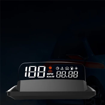 Glavo Gor Zaslon Auto Avto HUD Monitor HUD OBD2 Hitrost Avtomobila Projektor merilnik Hitrosti Samodejno nastavitev Svetlosti zaslona Avto Detektor