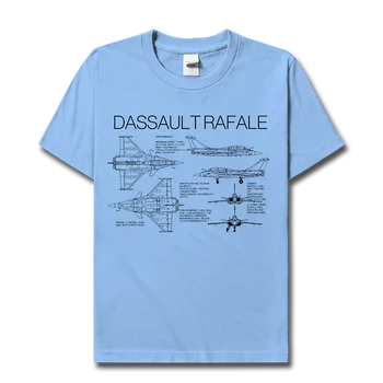 Francija Dassault Rafale borec priložnostne bombaža, kratek sleeved majica s kratkimi rokavi moški Teen Moški hipster tees tiskanje obleke poletne majice