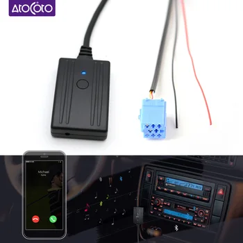 Bluetooth 5.0 Avtomobilski Telefon Klic Prostoročni MIKROFON 8-Pinski MINI ISO Vtič Kabla AUX vmesnik za AUDI, VW Blaupunkt CD MFD Navi