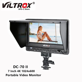 Viltrox 7 palčni 4K HD DSLR Kamero, Monitor Področju Zaslona, Video Pomoč 4K LCD, HDMI IPS AV Vhod 1024*600 za Sony, Nikon Canon