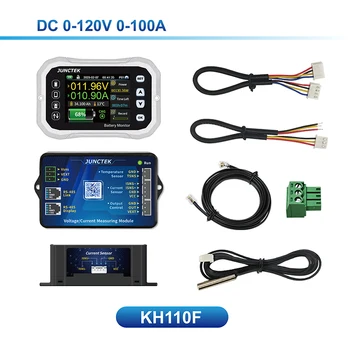 KH110F DC 120V 100A Baterije Tester za Baterije Zaslon Bluetooth Napetosti tok VA Baterije Coulometer Zmogljivosti Kazalnik RV Potovanja