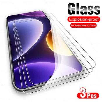 3pcs Zaščito Stekla Za Xiaomi Redmi Opomba 12 Turbo 5 G Kaljeno Steklo Radmi Redmy Note12 12turbo 6.67