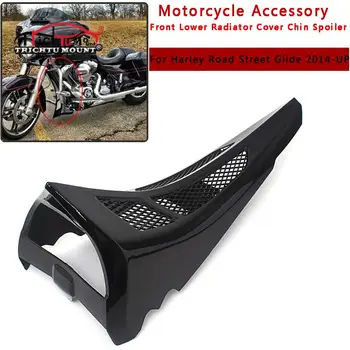 Za Harley Cesti, Ulici Drsne FLTRX 2014-2023 Black motorno kolo, Opremo Sprednji Spodnji Radiator Zaščitnik Kritje Brado Spojler Pokrov