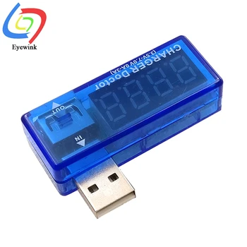 Digitalni USB Mobile Power polnilni tok napetost Tester Meter Mini USB polnilec zdravnik voltmeter ampermeter LED zaslon