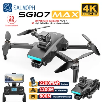 ZLL SG107 Pro / MAX Mini Brnenje z WIFI Poklicno 4K HD Dual Camera FPV Quadcopter Optični Tok Gesta Nadzora Rc Dron