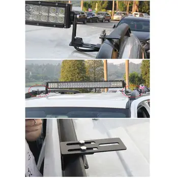 2pcs Univerzalni Avto Prtljažnika nametitev SUV Strešne svetlobne Vrstice Stojalo Držalo B36B
